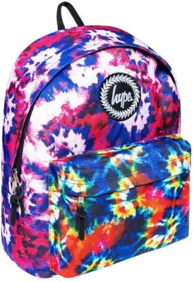 Brandneu Hype Mehrfarbig Tye Tie Dye Rucksack Schule College Gym Rucksack - Bild 1 von 4