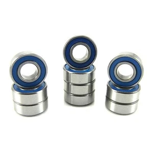 (10) MR106 2RS (6x10x3) ABEC-3 Chrome Steel Blue Seal Ball Bearings - Picture 1 of 1