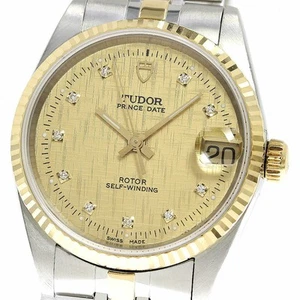 TUDOR 72033 Prince YG Combination 10P Diamond Cal.2824-2 Gebraucht Uhr - Bild 1 von 3