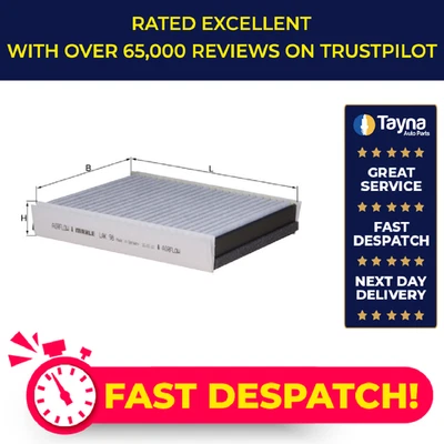 Pollen / Cabin Filter fits MERCEDES ML400 W163 4.0D 01 to 05 OM628.963 Mahle New - Изображение 1 из 4