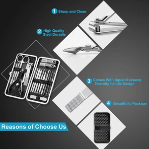 Nail Clippers Set Fingernail and Toenail Clipper Cutters - Picture 1 of 5