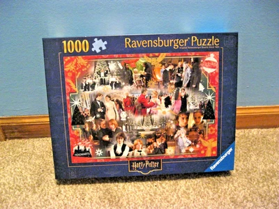 RAVENSBURGER 1000 PIECE PUZZLE HARRY POTTER: HOLIDAYS AT HOGWARTS 2025 IN STOCK! - Image 1 of 4