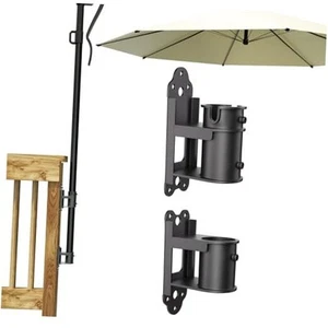 Patio Umbrella Holder, Stainless Steel Outdoor Umbrella Fit MAX OD1.95 inch - Picture 1 of 8