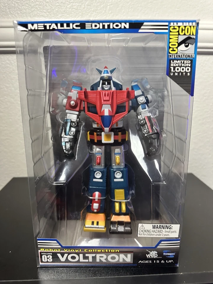 Toynami Voltron Robot Colección de Vinilos Volumen 3 - Edición Metálica SDCC LTD 1000 Foto 1 de 4
