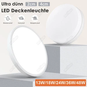 LED Deckenleuchte Deckenlampe Bad Badezimmer-Lampe Küche Flur lampe IP44 - Bild 1 von 19