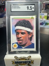 DEION SANDERS 1990 UPPER DECK STAR ROOKIE #13 RC YANKEES SGC 9.5 Pop 18