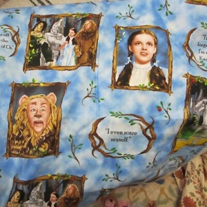 WIZARD OF OZ VTG. FABRIC DOROTHY TIN MAN LION QUILTING TREASURES NEW 10 YDS. NEW - Picture 1 of 14