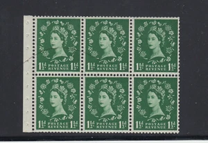 GRAN BRITÁNICA #355cd PANEL FOLLETO líneas de grafito marca de agua #122 VLH - Imagen 1 de 2