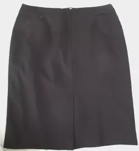 Worthington Petite Stretch Black Straight Womens Lined Skirt SZ 2P NWOT - Picture 1 of 9