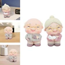 Mini Grandparent Statue Cute Mother's Day Gift for Table