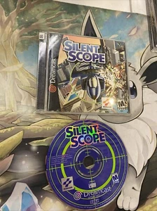 SILENT SCOPE FOR SEGA DREAMCAST COMPLETE IN ORIGINAL CASE AND EXCELLENT! - Picture 1 of 1