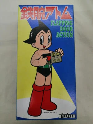 Figura de hojalata Billiken Shokai Astro Boy cuerda caminando con caja juguete de colección Japón Foto 1 de 4