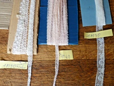LOT DE DENTELLES ANCIENNES COUTURE CREATIONS vintage collection a voir - Photo 1/4