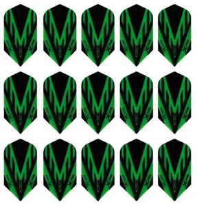5 juegos de vuelos de dardos delgados XQMax Max 100 micras - se envía con seguimiento - verde - Imagen 1 de 2