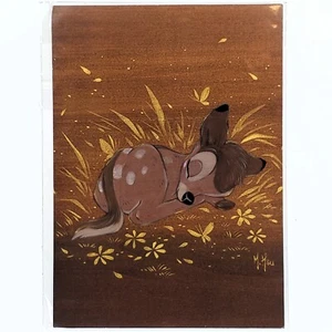 Bambi Postcard WonderGround Gallery Art of Disney Martin Hsu Deer Fawn Baby - Picture 1 of 2