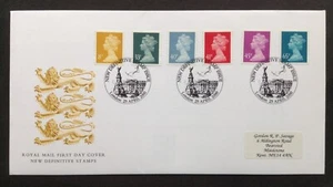 GB QEII 2000 8p 33p 40p 41p 45p 65p Definitives on First Day Cover, London S/H/S - Picture 1 of 2