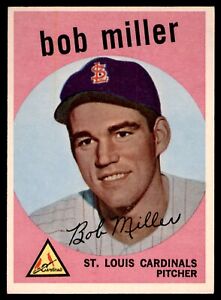 1959 Topps Bob Miller #379 Set Break NM Near Mint ID: 10037