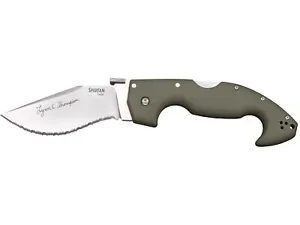 Cold Steel Limited Edition Lynn Thompson Spartan - OD Grn G10 - Serrated S35VN - Picture 1 of 2