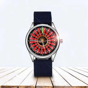 CASINO ROULETTE Love Art Unisex schönes 38mm Zifferblatt Trendy Armbanduhr - Bild 1 von 1