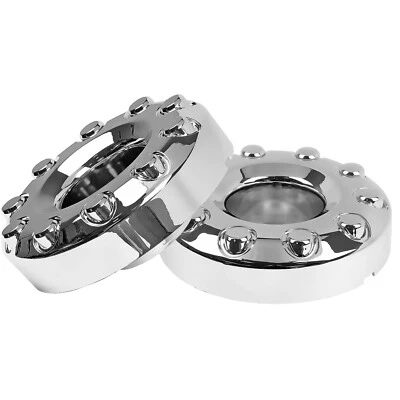 2x Front Wheel Center Hub Caps Dually 10 Lug For Ford F450 F550 Super Duty 05-17 Foto 1 de 4