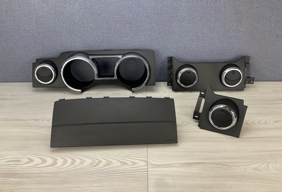 ⭐️2005-2009 Ford Mustang Dash Cluster Bezel w/ Vents & Trim. Set Of 4. OEM. - Image 1 of 4