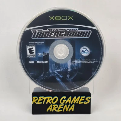 Disco etiqueta negra Need for Speed: Underground (Xbox original) Foto 1 de 2