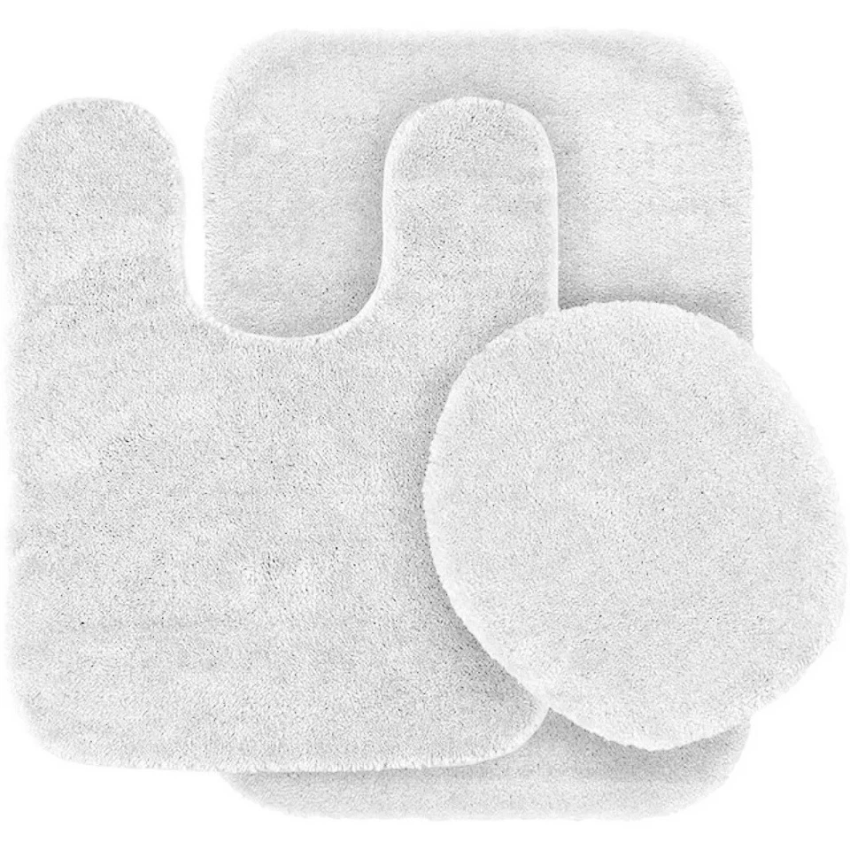 ОДНОТОННЫЙ КОВРИК РАЗНЫХ ЦВЕТОВ КОНТУРНЫЙ КОВРИК КРЫШКА УНИТАЗА КОМПЛЕКТ ДЛЯ ВАННОЙ 3 ШТ. #6  - Изображение 1 из 1