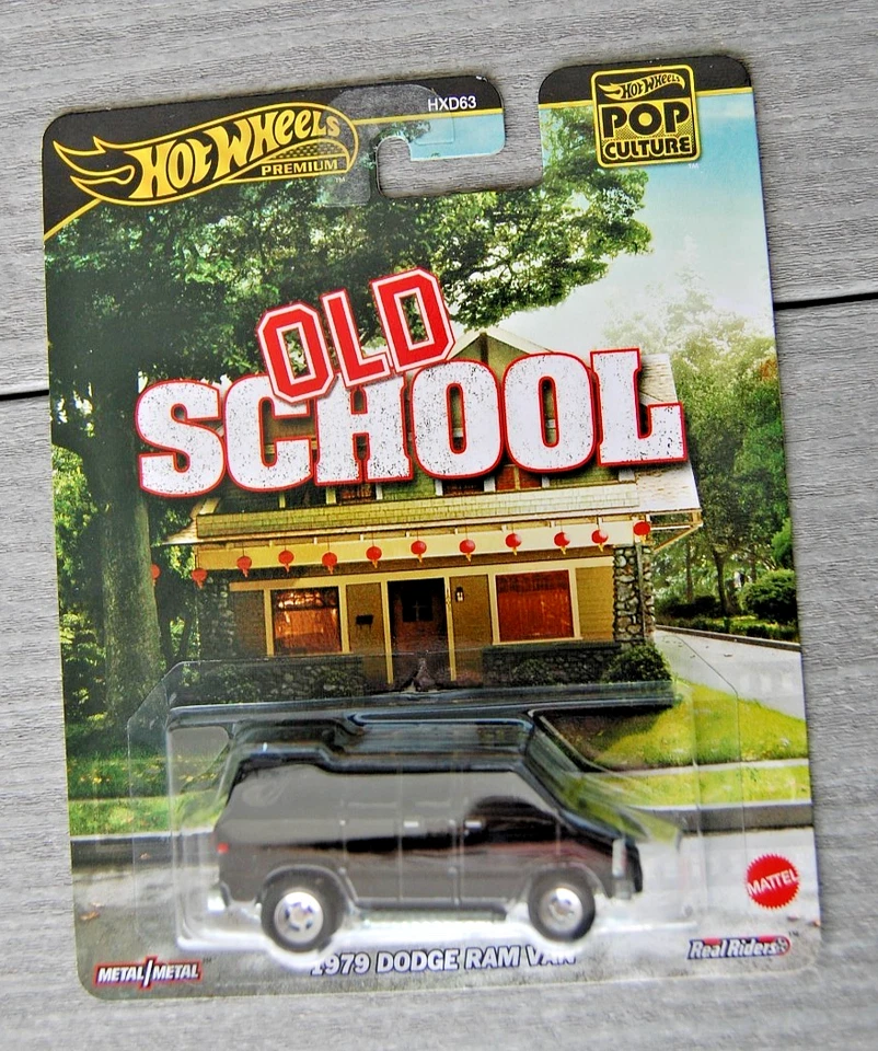 Mattel Hot Wheels Pop culture old school Dodge Ram Van Diecast Car HVJ38