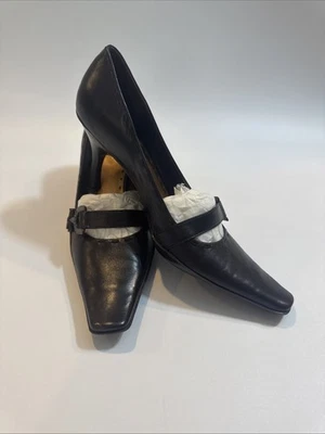 BCBGirls женщин размер 8 B искусственно состаренная кожа насос каблуки коричневый платье туфли - Изображение 1 из 4