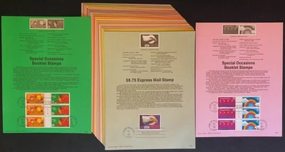 1987 1988 VF Official First Day Souvenir (96) Page COMPLETE Sets $300 Cat - Image 1 of 2