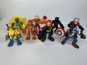 Playskool Imaginext Marvel Super Hero Widow Panther Vision Falcon Antman Cap Spi - Bild 1 von 4