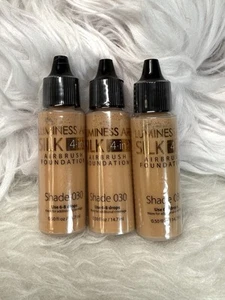 Neu versiegelt Luminess Silk 4 in 1 Airbrush Foundation Farbton 030 Flaschen (3) - Bild 1 von 4