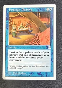 Strategic Planning 53 MTG Portal Three Kingdoms Uncommon Magic Card - Picture 1 of 2