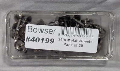New Bowser 40199 HO Scale, 36'' Metal Wheels (Pack of 20) - Image 1 of 2