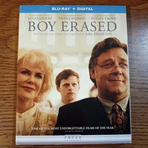 Boy Erased (Blu-Ray, 2018) BRAND NEW W/ Slipcover Nicole Kidman Russell Crowe - Picture 1 of 14