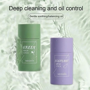 Maschera detergente argilla tè verde stick viso purificante profondo rimozione acne punti neri - Foto 1 di 7