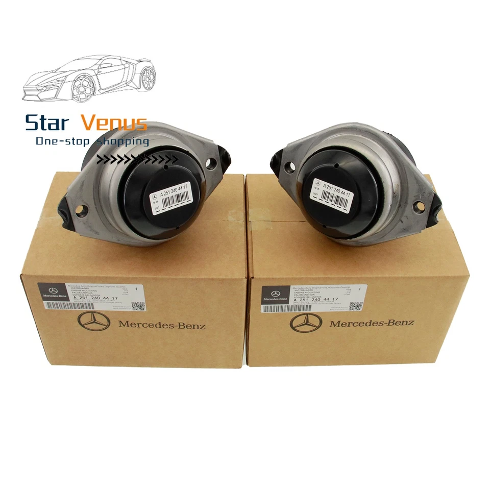 OEM 2512404117 Left & Right Engine Mount For Mercedes-Benz GL450 ML320 ML350 Foto 1 de 4