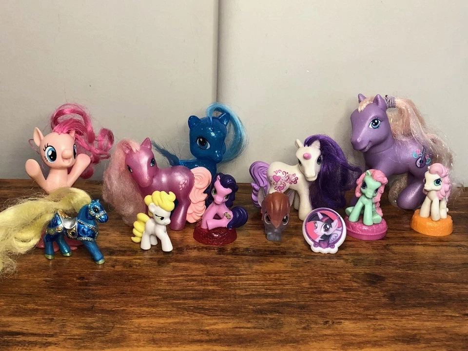 My Little Pony Lote de 12 MLP’s Lote Mixto De Colección Hasbro y Moderno, Sirena  Foto 1 de 4