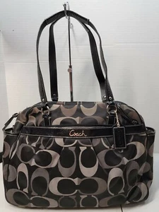 COACH ADDISON SIGNATURE SCHWARZ NYLON REISE WICKELTASCHE SCHULTERTASCHE F18376 - Bild 1 von 12