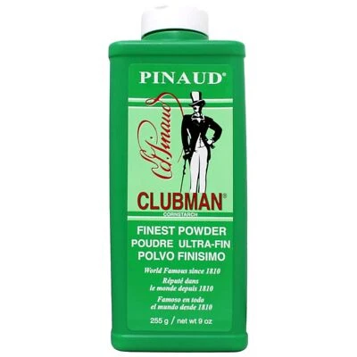 Clubman Pinaud Talc 9 Ounce Pack of 2 Green Zinc Oxide Skin Soothing Powder - Image 1 of 4