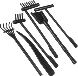 6Pcs Mini Zen Garden Rake Tool, DIY Sand Zen Garden Tools for Office, Elegant Ze - Picture 1 of 7