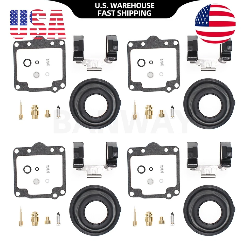 Carburetor Repair Kit for Yamaha XS1100 XS1100L XS1100S 1980-1981 Carb Rebuilds - Image 1 of 4