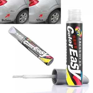 12ml Silver Car Paint Repair Pen Scratch Remover Touch Up Clear Coat Applicator - Picture 1 of 11