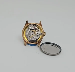 Uhrwerk PUW 800 mit Handaufzug und Stoßsicherung, Mit Gehäuse und Zeiger - Bild 1 von 2
