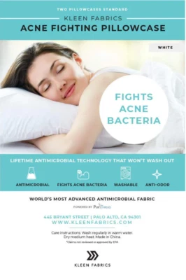 Kleen ACNE Fighting Pillowcase (White) - Image 1 of 4