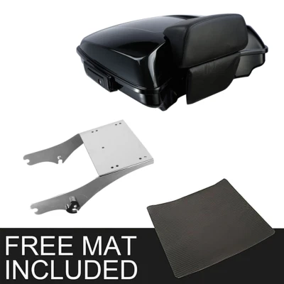 Estante de respaldo de maletero Razor adecuado para Harley Touring Street Road Glide 97-08 Foto 1 de 4