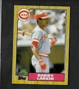 1987 Topps Baseball # 648 BARRY LARKIN (RC) ~ HOF ~ Cincinnati Reds ~ NR/MT+ - Picture 1 of 2