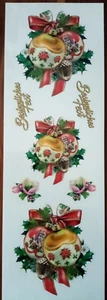 1 Bogen Transparent - Sticker + WEIHNACHTEN ++ WEIHNACHTSKUGELN + Jittenmeier 3 - Bild 1 von 4