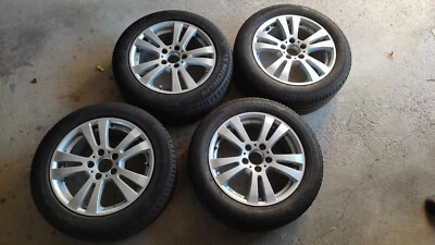 4 RIAL Felgen 2x Bridgestone 2x Michelin Sommerreifen 205/55R16 91V - Bild 1 von 4