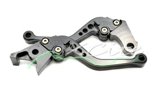 Black adjustable levers Suzuki GSXR1000 07-08 #LV304# - Picture 1 of 3